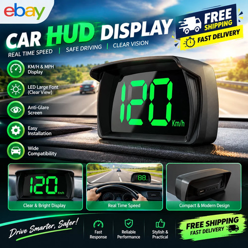 Digital gps hud - hud, speed